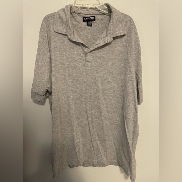 Kirkland Signature Light Gray Polo Shirt - Picture 1 of 5